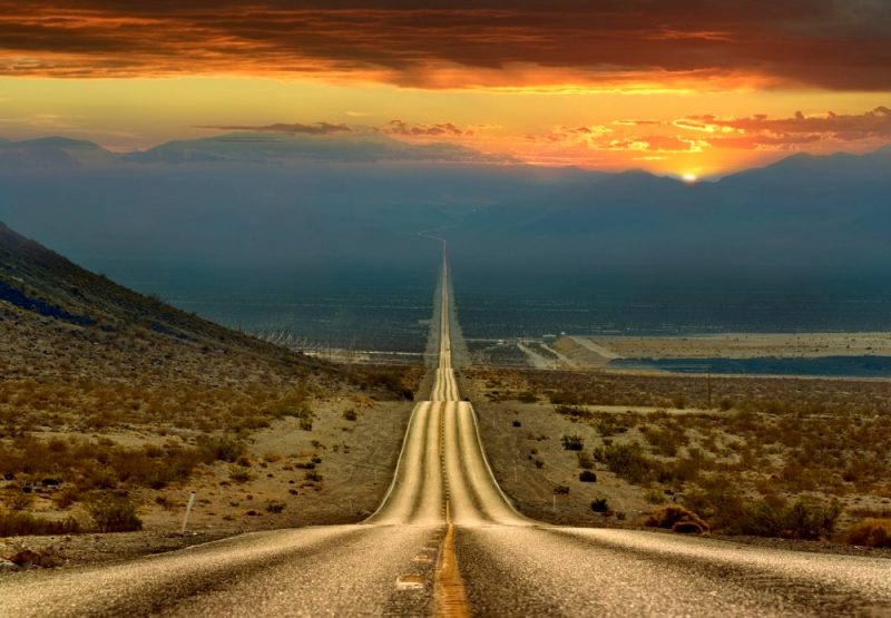 Дорога через Долину смерті, США