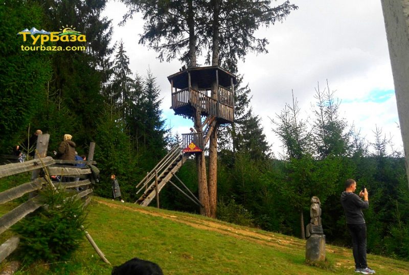 Оглядова вежа на Швейковій горі, Верховина